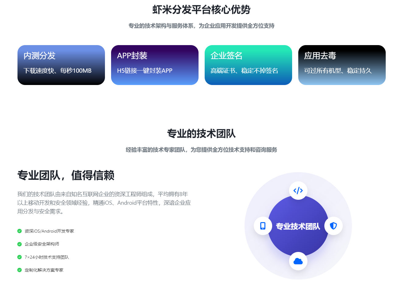 虾米分发平台核心优势